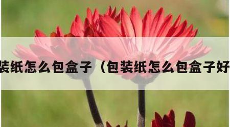 包装纸怎么包盒子（包装纸怎么包盒子好看）