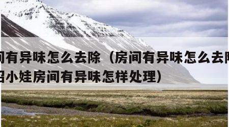 房间有异味怎么去除（房间有异味怎么去除小妙招小娃房间有异味怎样处理）