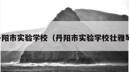 丹阳市实验学校（丹阳市实验学校壮雅琴）