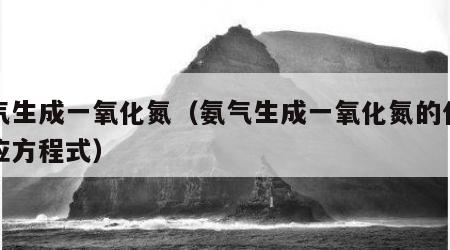 氨气生成一氧化氮（氨气生成一氧化氮的化学反应方程式）