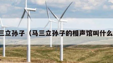 马三立孙子（马三立孙子的相声馆叫什么名）