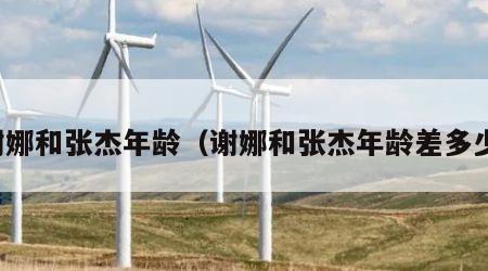 谢娜和张杰年龄（谢娜和张杰年龄差多少）