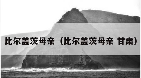 比尔盖茨母亲（比尔盖茨母亲 甘肃）