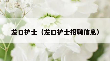 龙口护士（龙口护士招聘信息）
