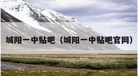 城阳一中贴吧（城阳一中贴吧官网）
