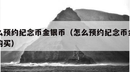 怎么预约纪念币金银币（怎么预约纪念币金银币购买）