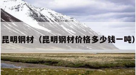 昆明钢材（昆明钢材价格多少钱一吨）