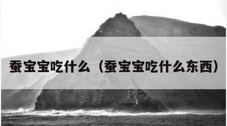 蚕宝宝吃什么（蚕宝宝吃什么东西）
