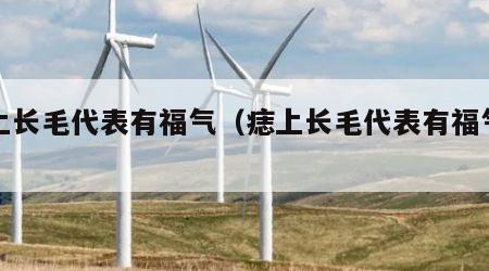 痣上长毛代表有福气（痣上长毛代表有福气图解）