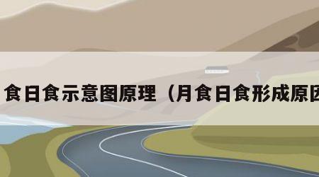 月食日食示意图原理（月食日食形成原因）