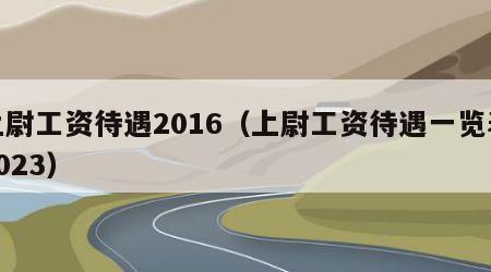 上尉工资待遇2016（上尉工资待遇一览表2023）