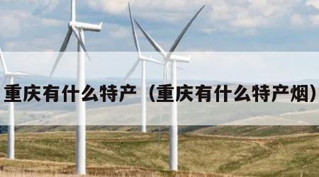 重庆有什么特产（重庆有什么特产烟）