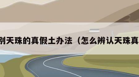 辨别天珠的真假土办法（怎么辨认天珠真假）