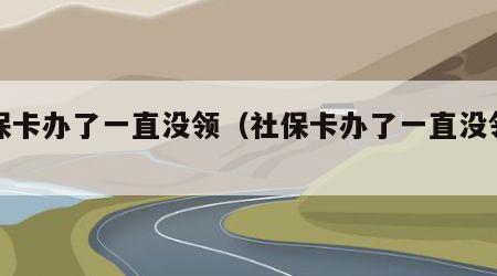 社保卡办了一直没领（社保卡办了一直没领到）