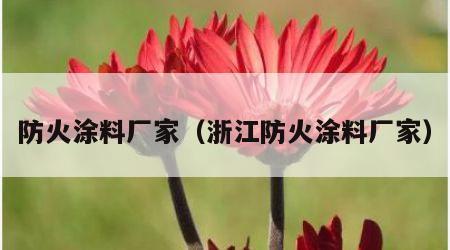 防火涂料厂家（浙江防火涂料厂家）
