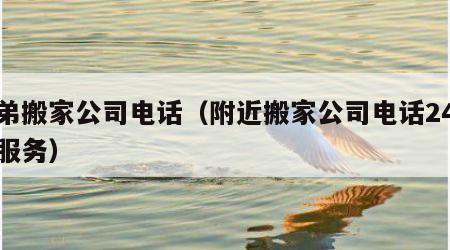 兄弟搬家公司电话（附近搬家公司电话24小时服务）