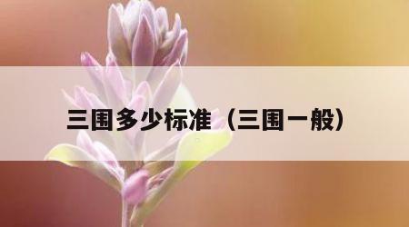 三围多少标准（三围一般）