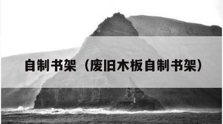 自制书架（废旧木板自制书架）