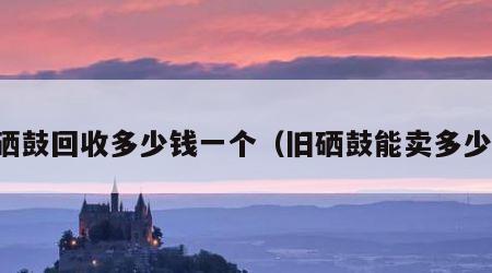 旧硒鼓回收多少钱一个（旧硒鼓能卖多少钱）