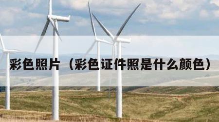 彩色照片（彩色证件照是什么颜色）