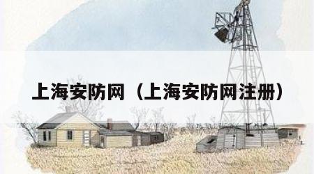 上海安防网（上海安防网注册）