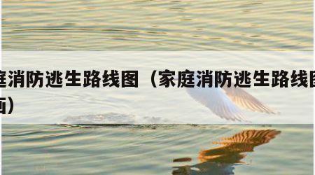 家庭消防逃生路线图（家庭消防逃生路线图儿童画）