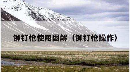 铆钉枪使用图解（铆钉枪操作）