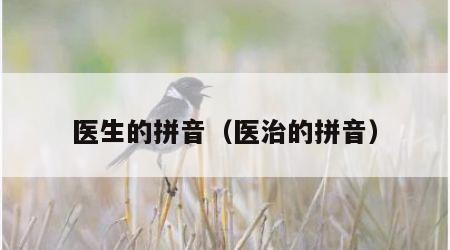 医生的拼音（医治的拼音）