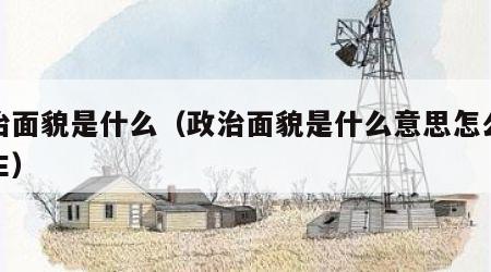 政治面貌是什么（政治面貌是什么意思怎么填学生）