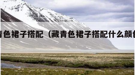 藏青色裙子搭配（藏青色裙子搭配什么颜色腰带）