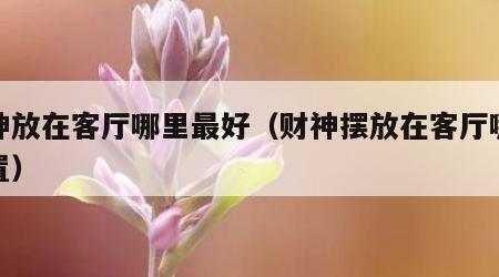 财神放在客厅哪里最好（财神摆放在客厅哪个位置）