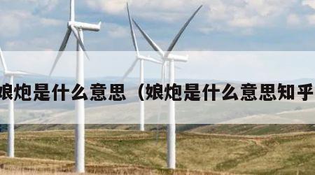 娘炮是什么意思（娘炮是什么意思知乎）
