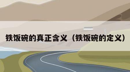铁饭碗的真正含义（铁饭碗的定义）