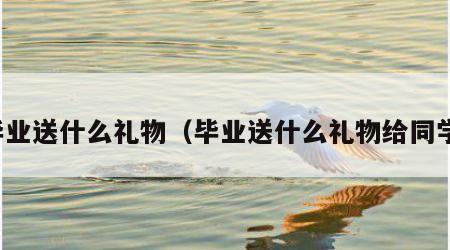 毕业送什么礼物（毕业送什么礼物给同学）