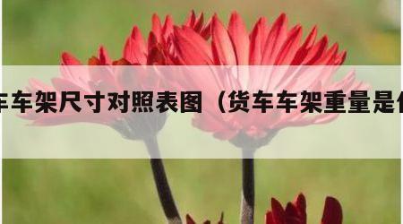货车车架尺寸对照表图（货车车架重量是什么）