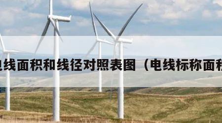 电线面积和线径对照表图（电线标称面积）