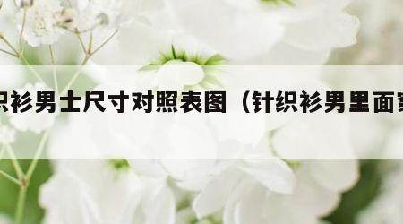 针织衫男士尺寸对照表图（针织衫男里面穿什么）