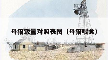 母猫饭量对照表图（母猫喂食）
