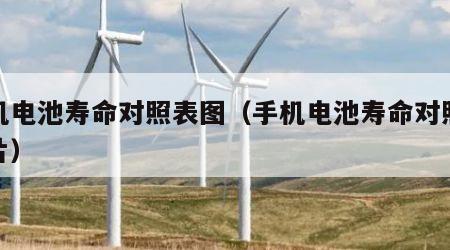 手机电池寿命对照表图（手机电池寿命对照表图片）