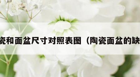 陶瓷和面盆尺寸对照表图（陶瓷面盆的缺点）