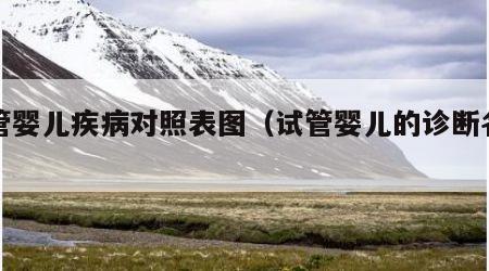 试管婴儿疾病对照表图（试管婴儿的诊断名称）