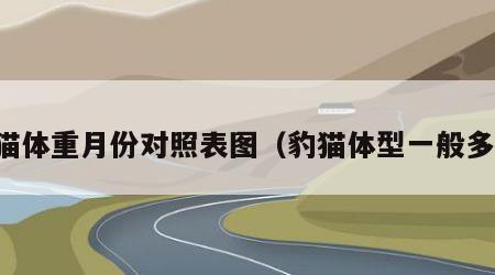 豹猫体重月份对照表图（豹猫体型一般多长）