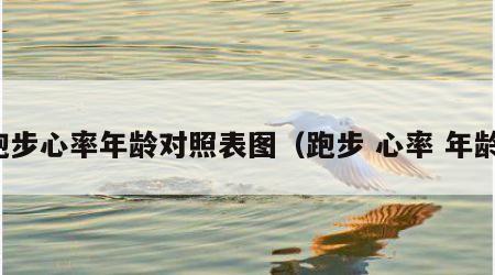跑步心率年龄对照表图（跑步 心率 年龄）