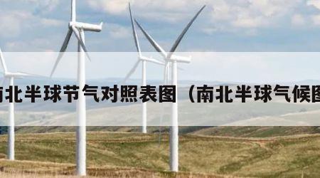 南北半球节气对照表图（南北半球气候图）