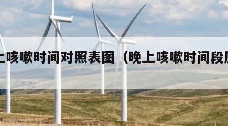 晚上咳嗽时间对照表图（晚上咳嗽时间段原因）