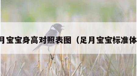 足月宝宝身高对照表图（足月宝宝标准体重）