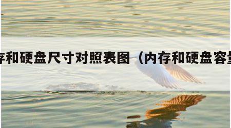 内存和硬盘尺寸对照表图（内存和硬盘容量区别）