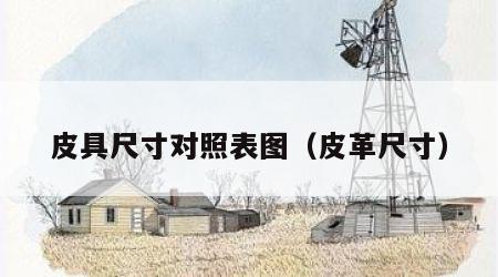 皮具尺寸对照表图（皮革尺寸）