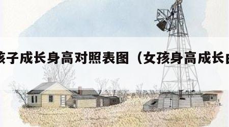 女孩子成长身高对照表图（女孩身高成长曲线图）