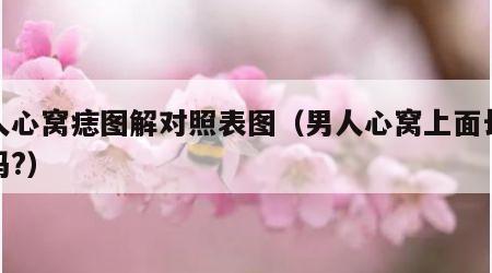 男人心窝痣图解对照表图（男人心窝上面长痣好吗?）